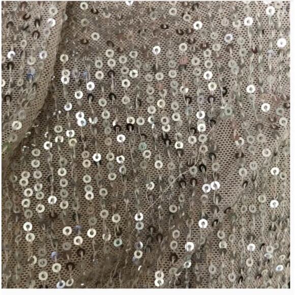 Ieena for Mac Duggal Dress Sequined Long Sleeve Evening Gown Maxi  NWT 12 - Picture 10 of 14